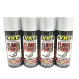 VHT SP117-4 PACK FLAT ALUMINUM High Temperature Flame Proof Header Paint - 11 oz