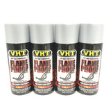 VHT SP117-4 PACK FLAT ALUMINUM High Temperature Flame Proof Header Paint - 11 oz