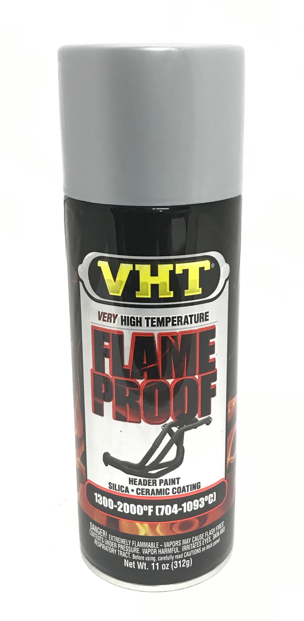 VHT SP117 FLAT ALUMINUM High Temperature Flame Proof Header Paint 11