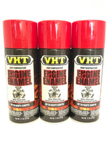 VHT SP121-3 PACK RED Engine Enamel High Heat Drive Train Paint - 11 oz