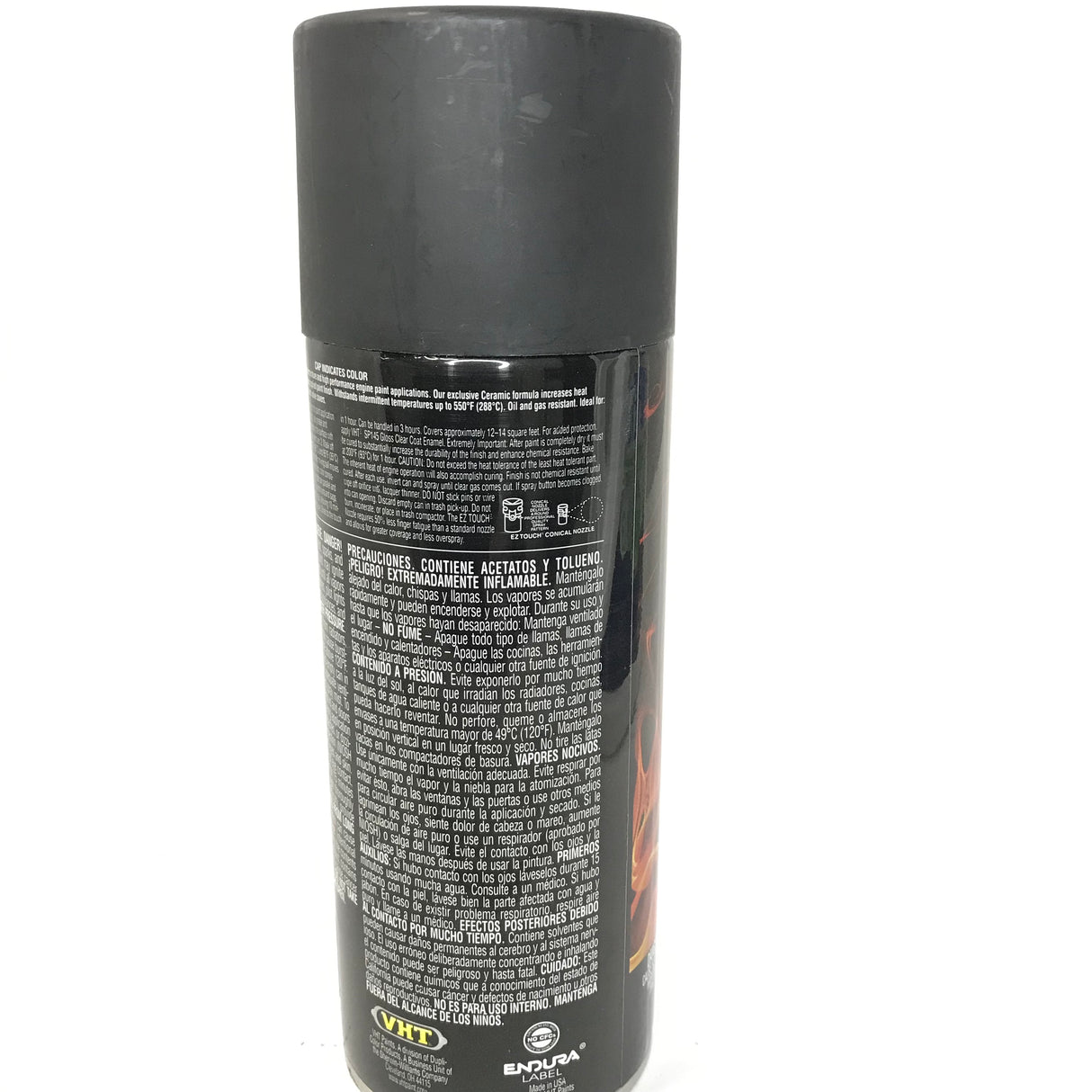VHT SP130-6 PACK FLAT BLACK Engine Enamel High Heat Drive Train Paint - 11 oz