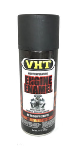 VHT SP130 FLAT BLACK Engine Enamel High Heat Drive Train Paint - 11 oz