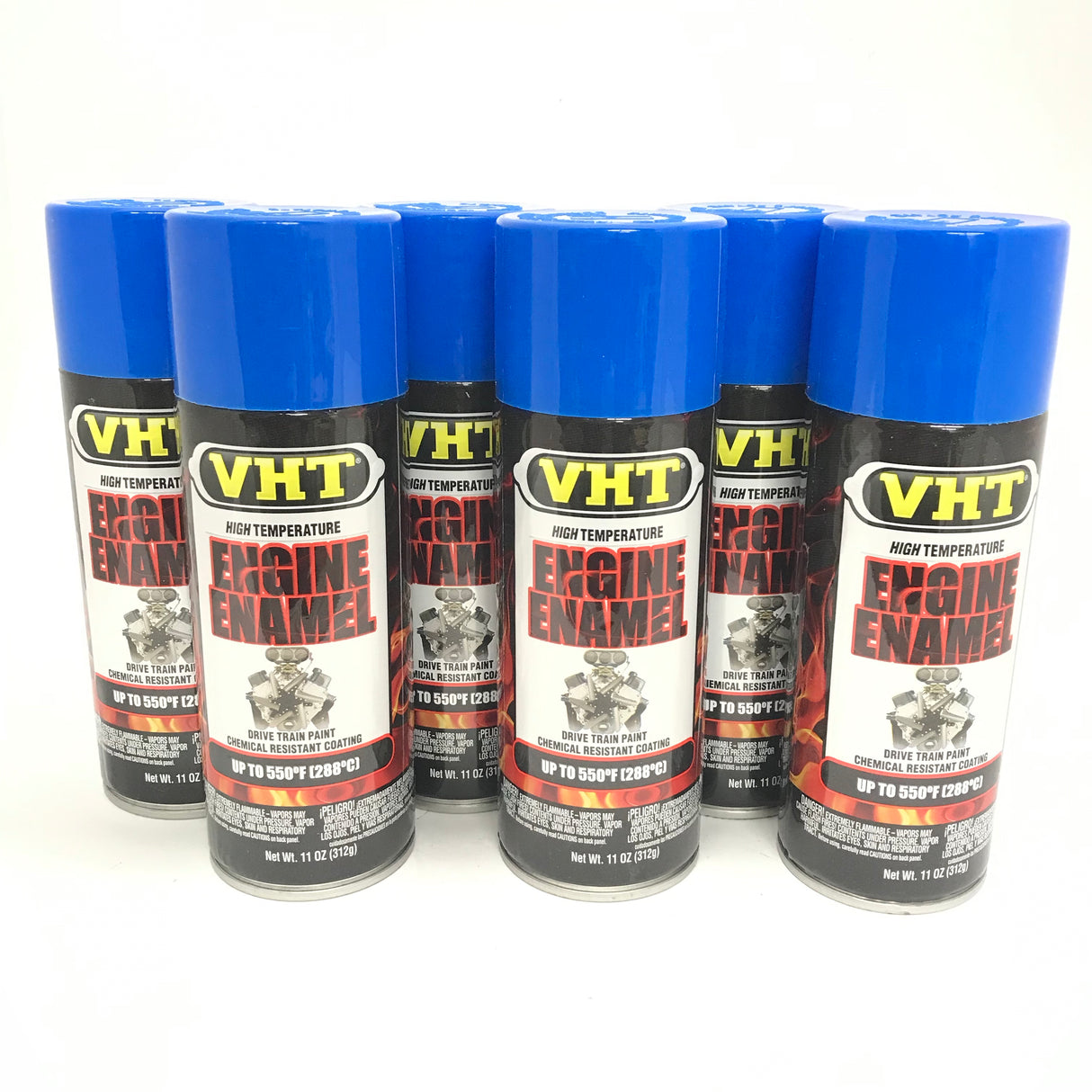 VHT SP134-6 PACK FORD LIGHT BLUE Engine Enamel High Heat Drive Train Paint - 11 oz