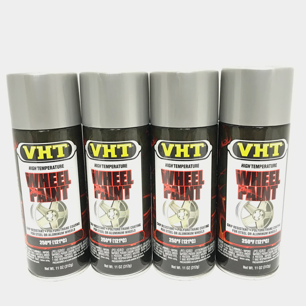 VHT SP188-4 Pack Ford Argent Silver Wheel Paint Chip & Fade Resistant -11 oz