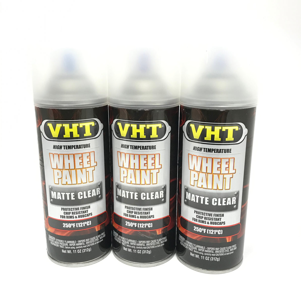 VHT SP190-3 PACK MATTE CLEAR COAT Wheel Paint Chip & Fade Resistant-11oz Aerosol
