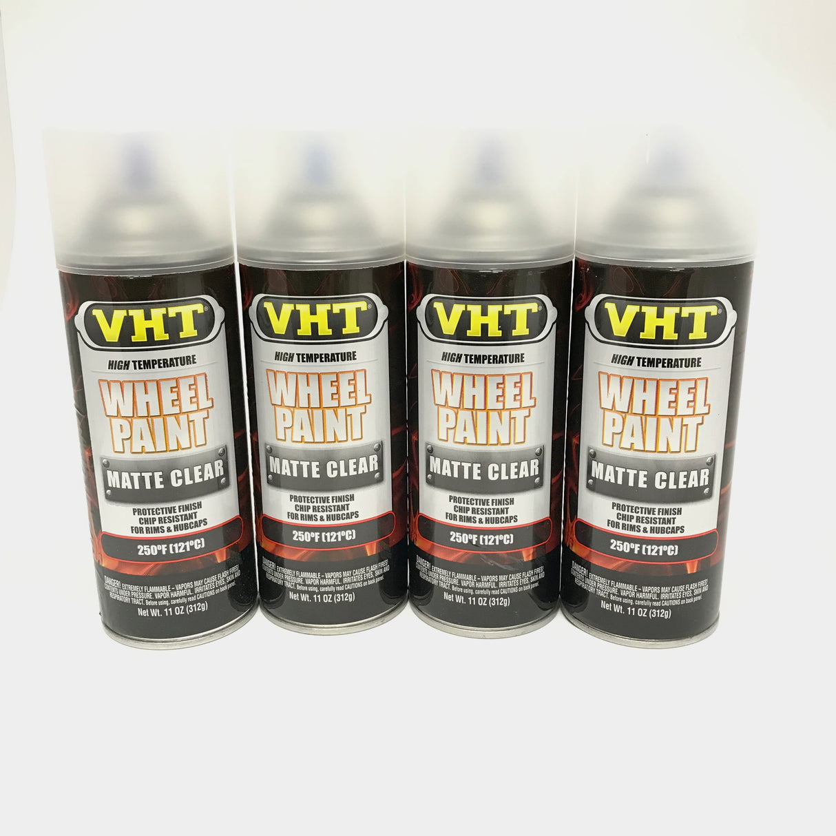 VHT SP190-4 PACK MATTE CLEAR COAT Wheel Paint Chip & Fade Resistant-11oz Aerosol