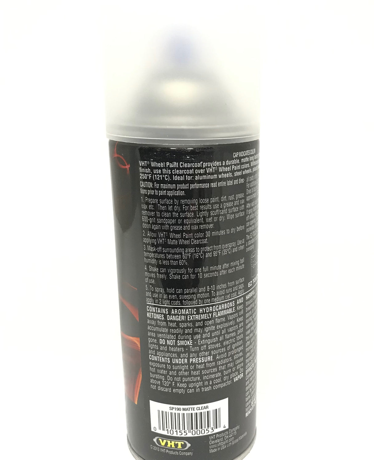 VHT SP190-6 PACK MATTE CLEAR COAT Wheel Paint Chip & Fade Resistant-11oz Aerosol