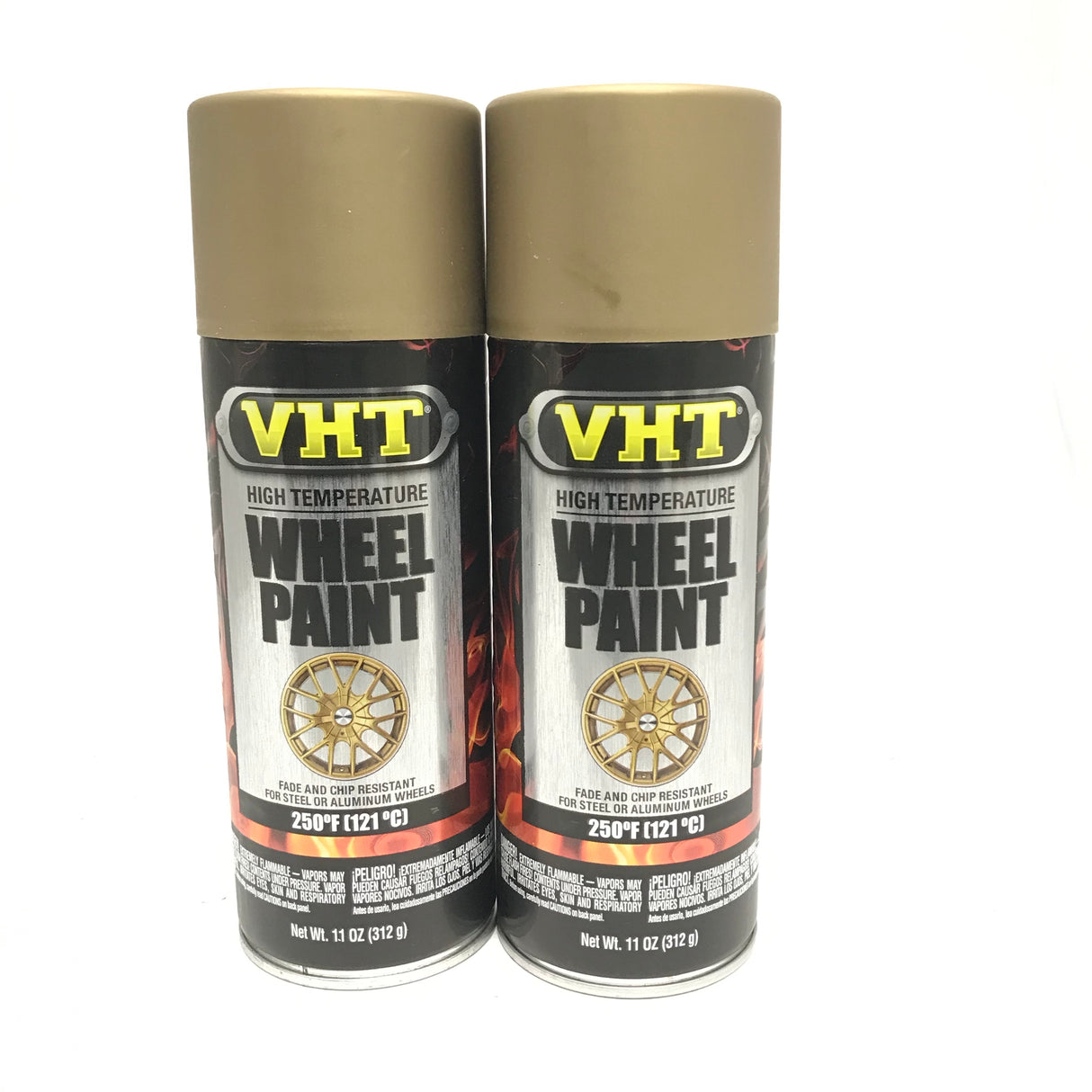 VHT SP193-2 PACK High Temperature MATTE GOLD FLAKE Wheel Paint, Chip Resistant - 11 oz