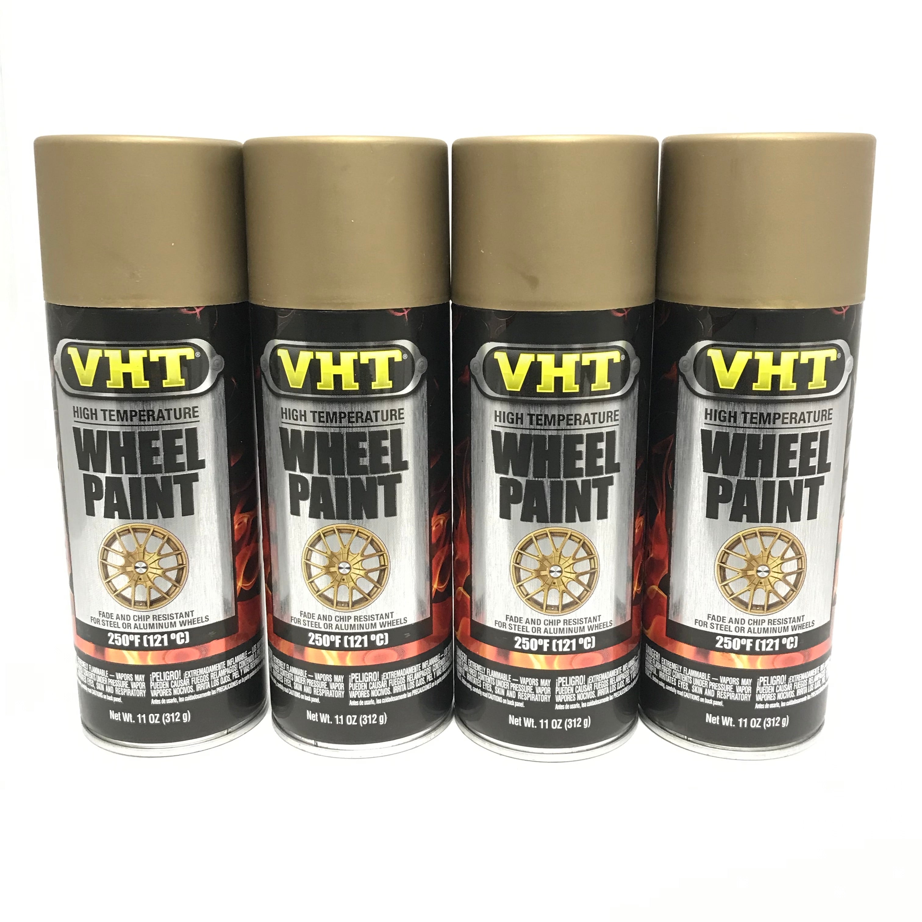 VHT SP193-4 PACK High Temperature MATTE GOLD FLAKE Wheel Paint