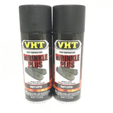 VHT SP201-2 PACK BLACK High Temperature Wrinkle Finish Durable Texture Coating - 11 oz