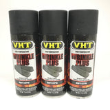 VHT SP201-3 PACK BLACK High Temperature Wrinkle Finish Durable Texture Coating - 11 oz
