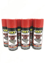 VHT SP204-6 PACK RED High Temperature Wrinkle Finish Durable Texture Coating - 11 oz