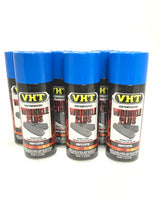 VHT SP206-6 PACK BLUE High Temperature Wrinkle Finish Durable Texture Coating - 11 oz