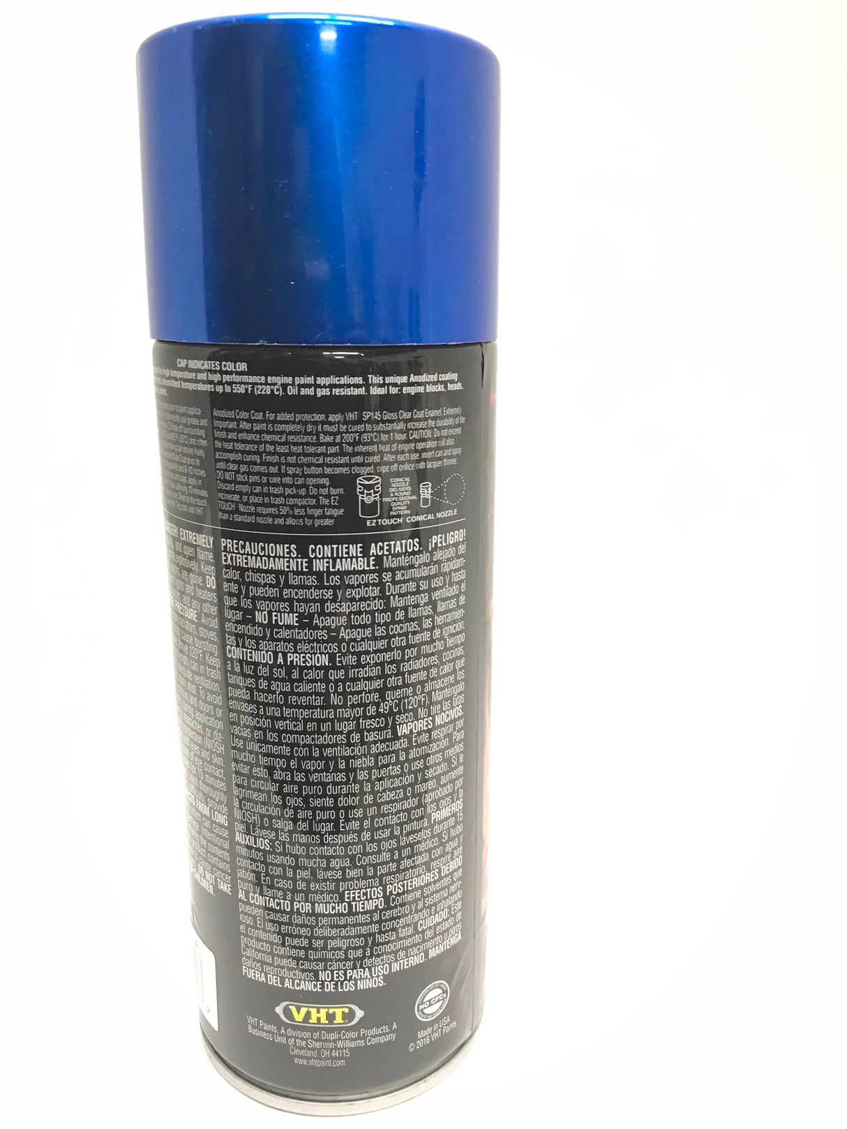 VHT SP451-6 PACK BLUE High Temperature Engine Anodized Color Coat - 11 oz Aerosol