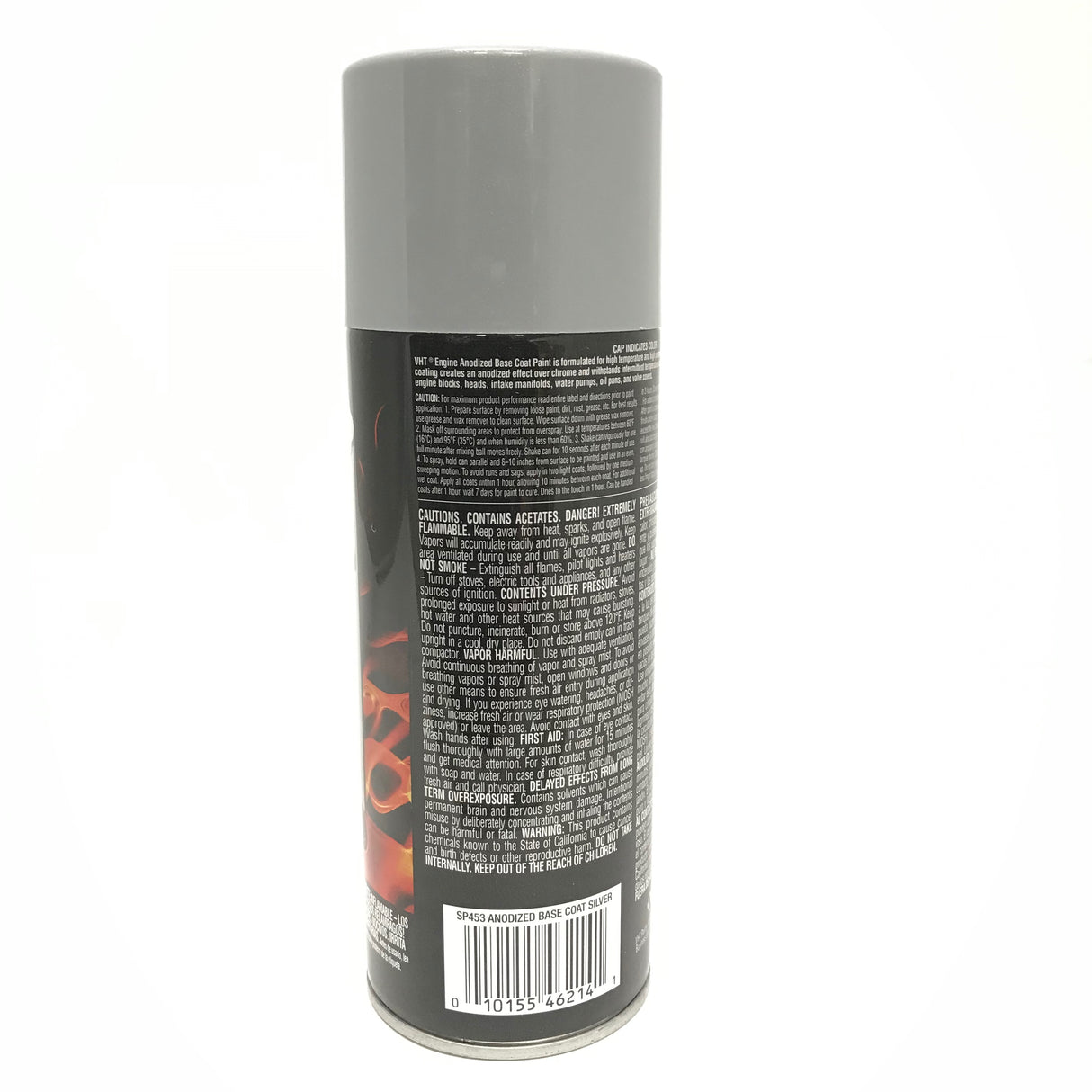 VHT SP453-6PACK Anodized BASE SILVER Color Coat -High Heat Coating-11oz Aerosol