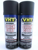 VHT SP510-2 PACK FLAT BLACK Quick Coat Enamel - 11 oz