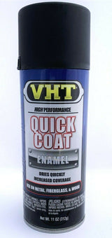VHT SP510 FLAT BLACK Quick Coat Enamel - 11 oz