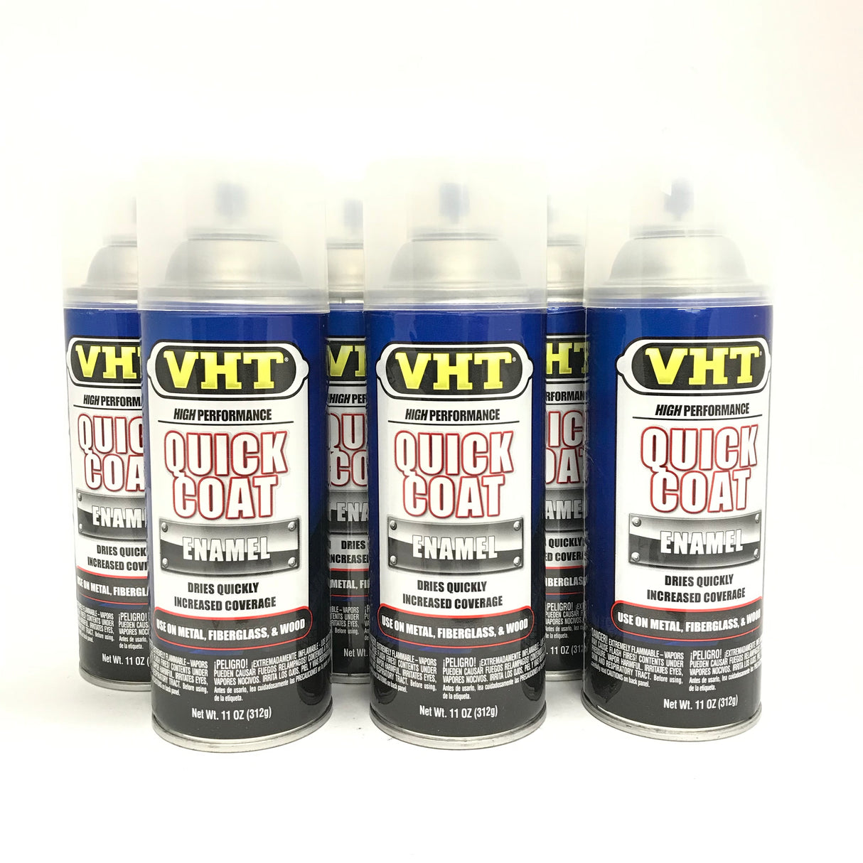 VHT SP515-6 PACK CLEAR Premium Quick Coat Enamel - 11 oz