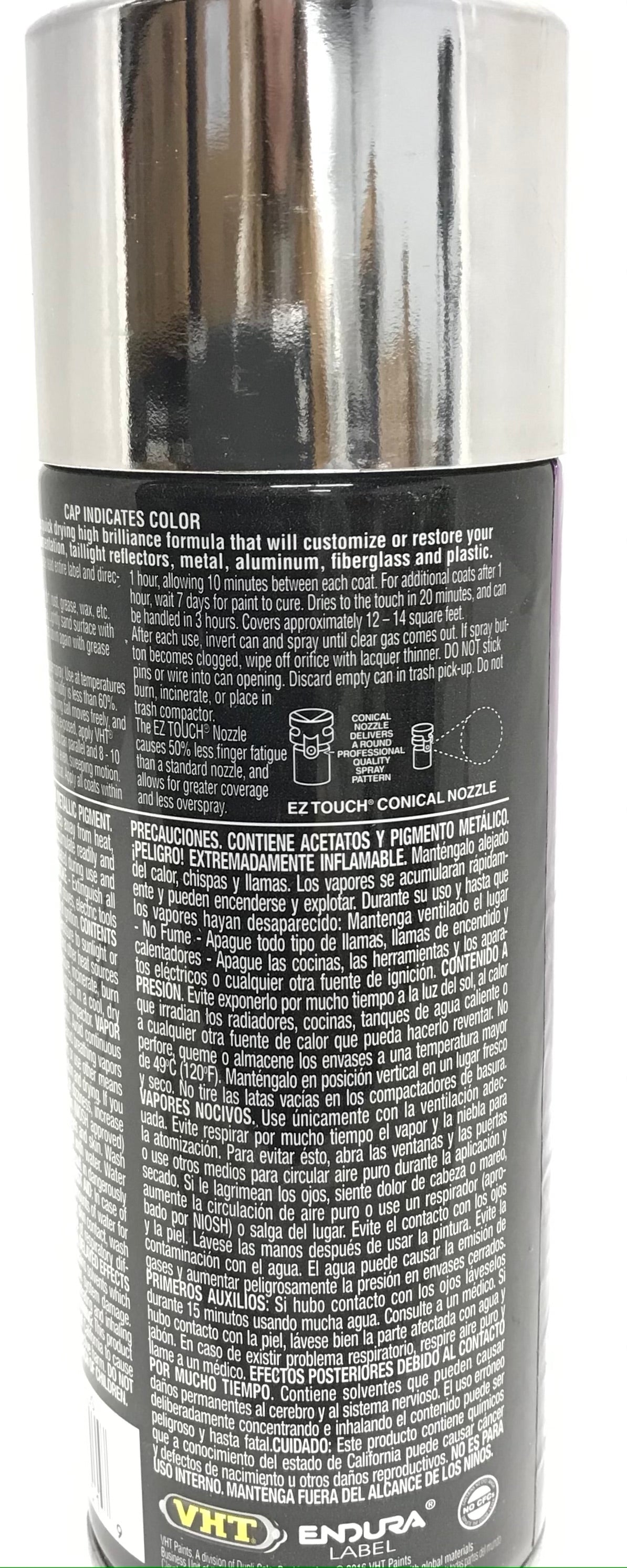 VHT SP5251-4 PACK CHROME Plus Plate Finish Specialty Coating Epoxy - 11 oz