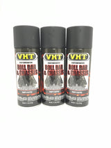 VHT SP671-3 PACK High Temperature SATIN BLACK Roll Bar and Chassis Paint - 11 oz