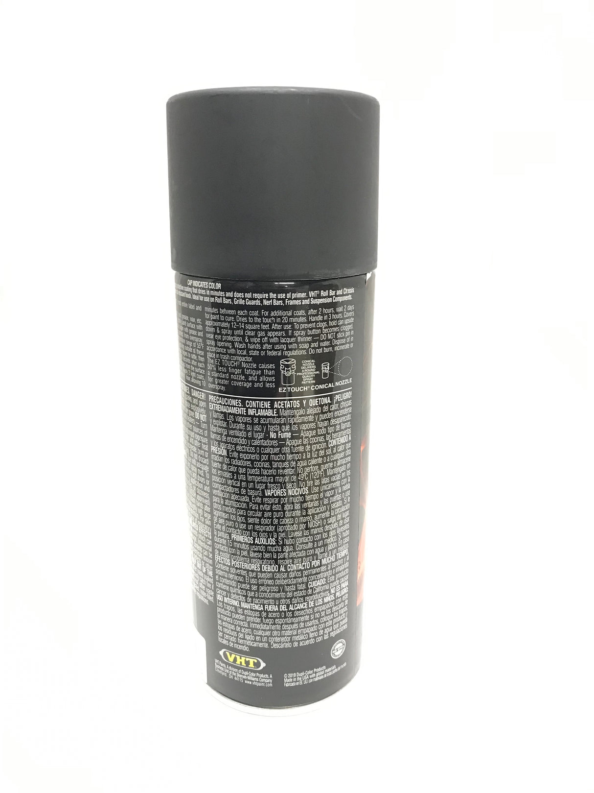 VHT SP671 High Temperature SATIN BLACK Roll Bar and Chassis Paint - 11 oz