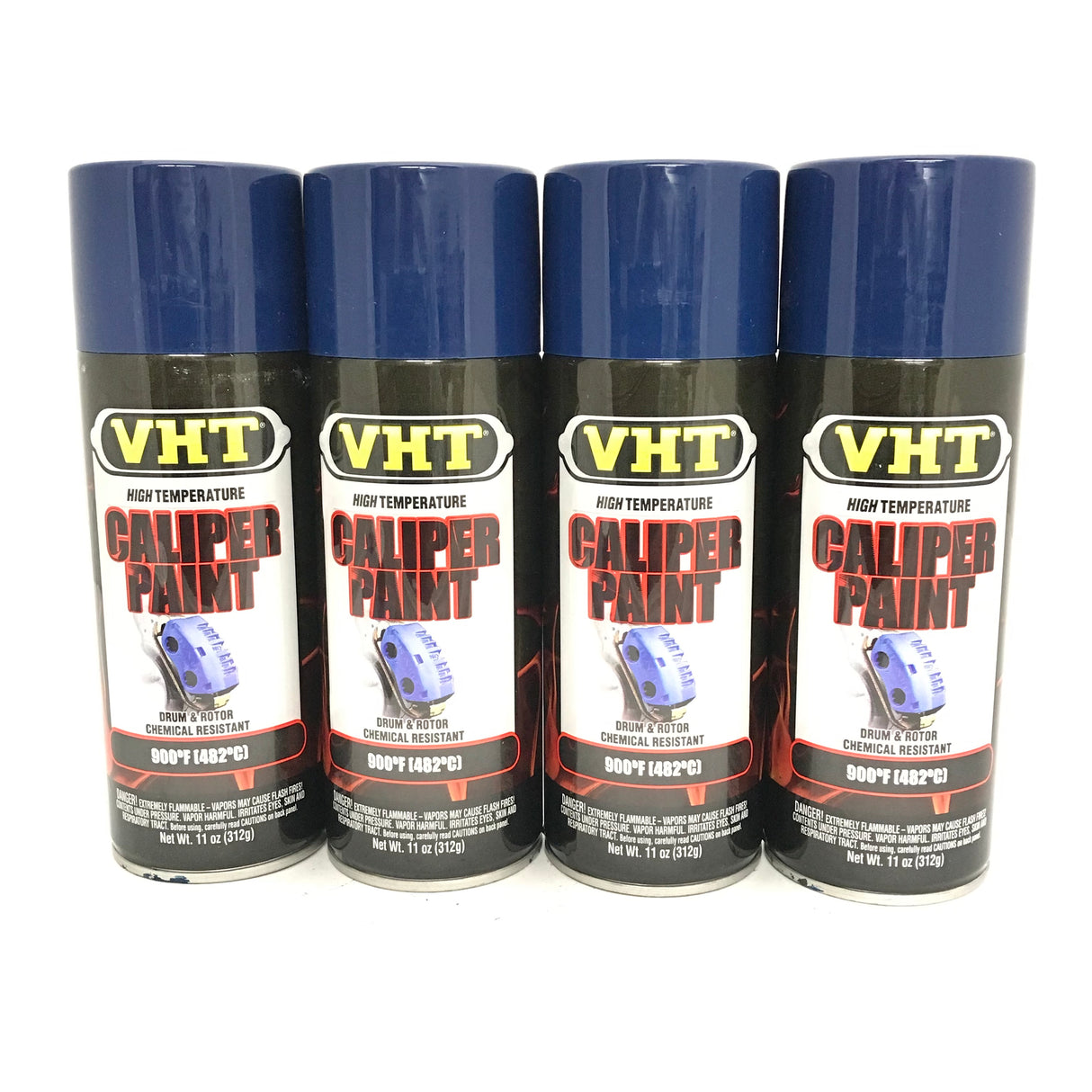 VHT SP732-4 PACK BRIGHT BLUE Brake Caliper Paint, Drums, Rotors Paint - High Heat -11oz