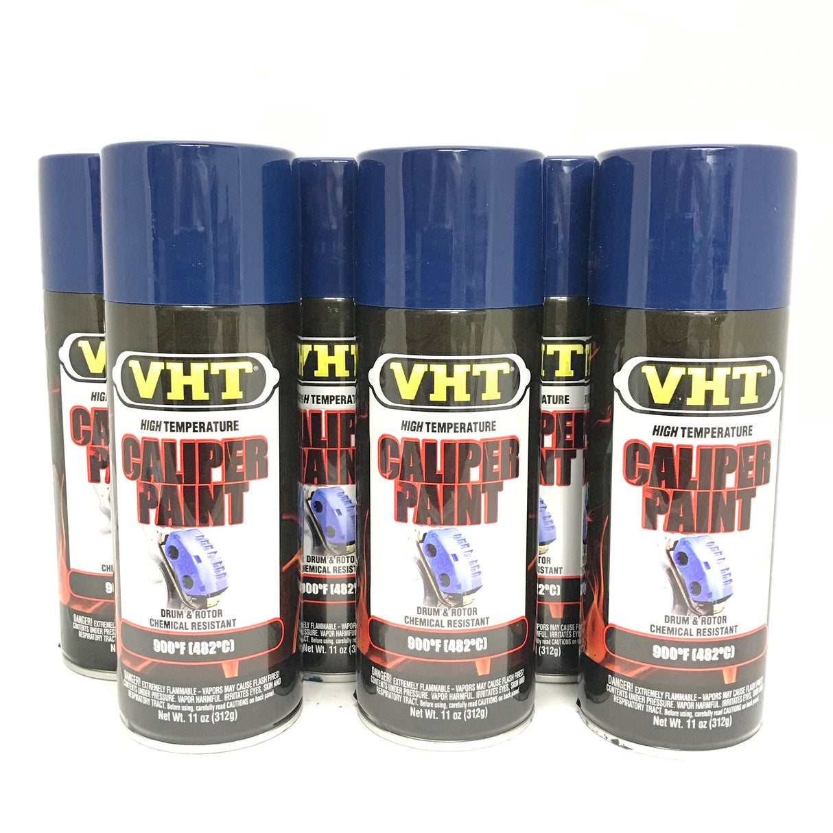 VHT SP732-6 PACK BRIGHT BLUE Brake Caliper Paint, Drums, Rotors Paint –  Heintz Sales