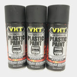 VHT SP820-3 PACK MATTE BLACK High Temperature Plastic Paint - 11 oz Aerosol