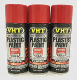 VHT SP821-3 PACK GLOSS RED High Temperature Plastic Paint - 11 oz Aerosol