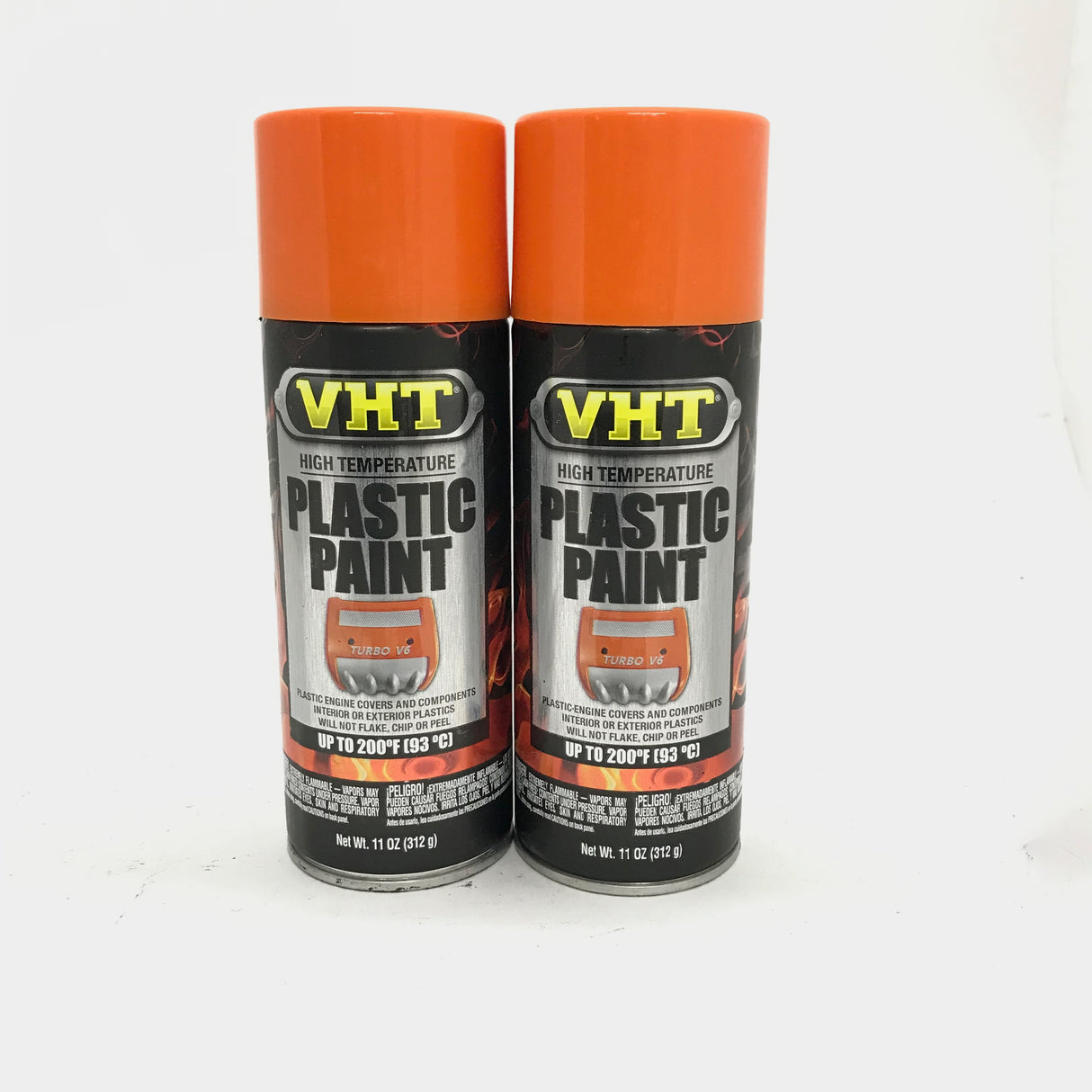 VHT SP823-2 PACK GLOSS ORANGE High Temperature Plastic Paint - 11 oz Aerosol