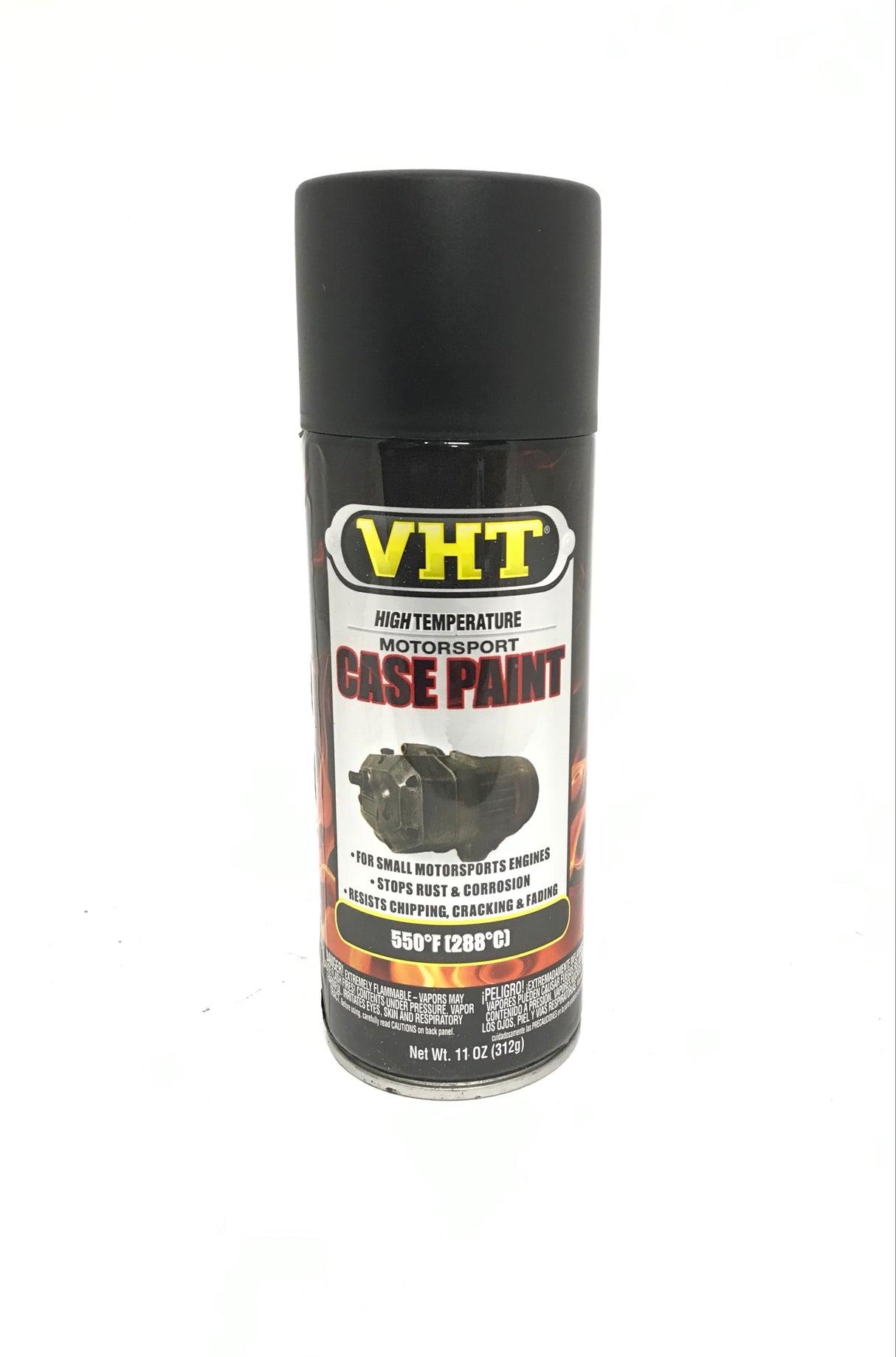 VHT SP903 High Temperature SATIN BLACK Case Paint with Ceramic - 11 oz