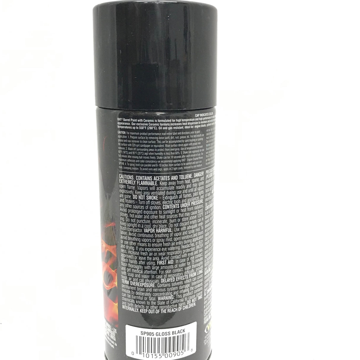 VHT SP905-3 PACK GLOSS BLACK High Temperature Barrel Paint with Ceramic - 11 oz