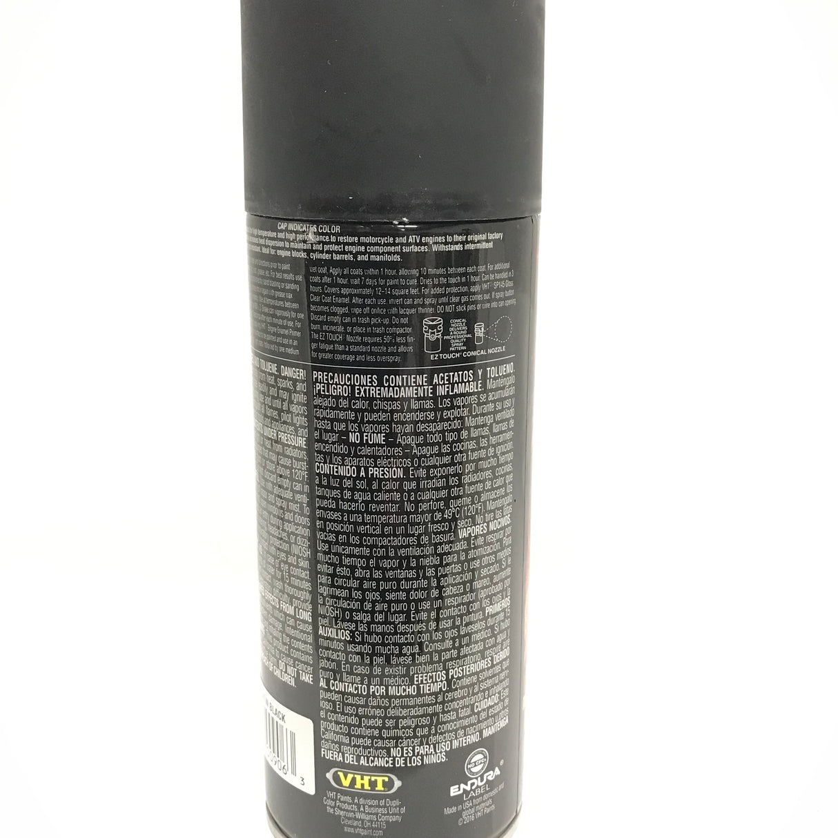 VHT SP906-6 PACK SATIN BLACK Barrel Paint with Ceramic - 11 oz