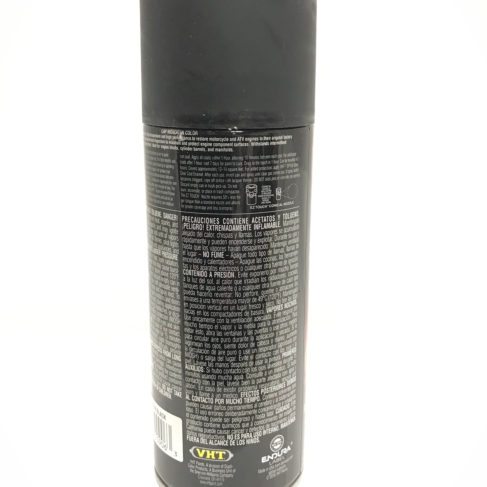 VHT SP906-6 PACK SATIN BLACK Barrel Paint with Ceramic - 11 oz – Heintz ...