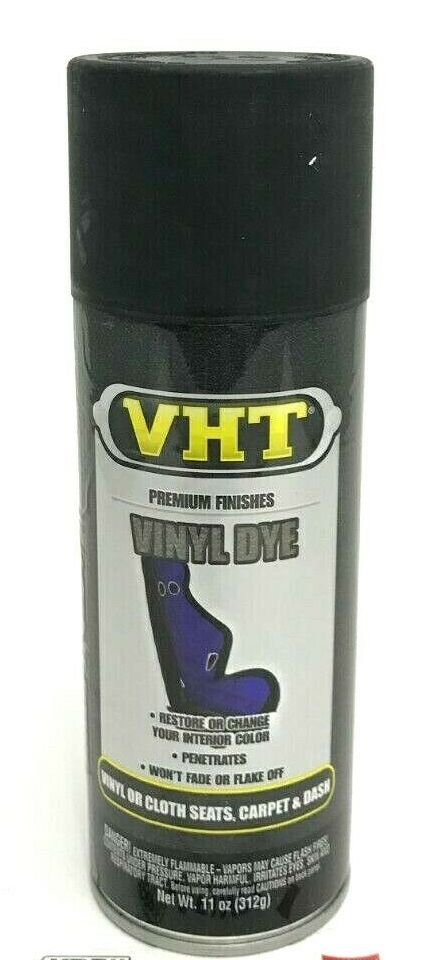 VHT SP942 Premium Finish SATIN BLACK Vinyl Dye - 11 oz