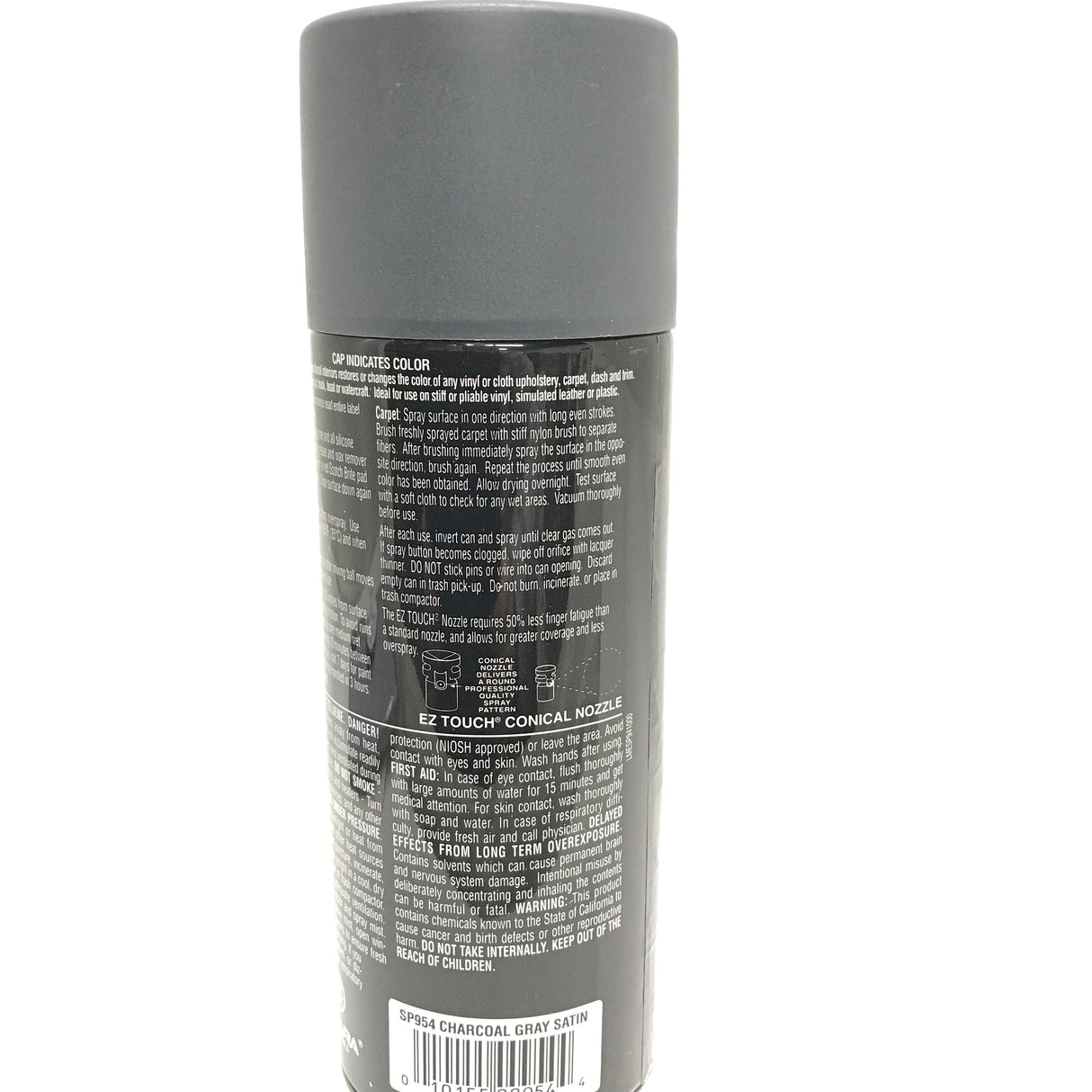 VHT SP954 CHARCOAL GRAY Vinyl Dye Carpet Dashboards Vinyl Seats - 11oz Aerosol