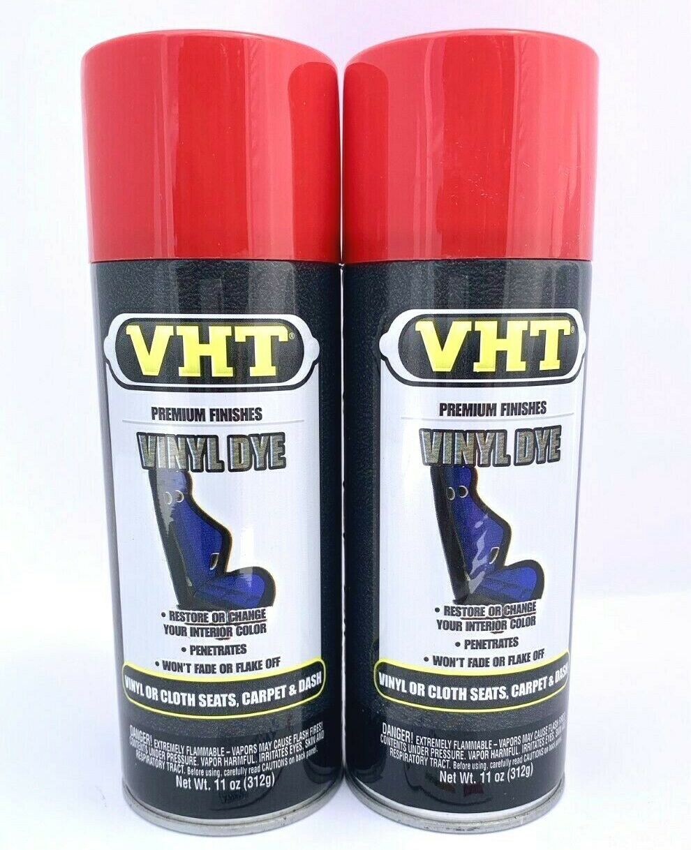VHT SP962-2 PACK Premium Finish RED Vinyl Dye - 11 oz