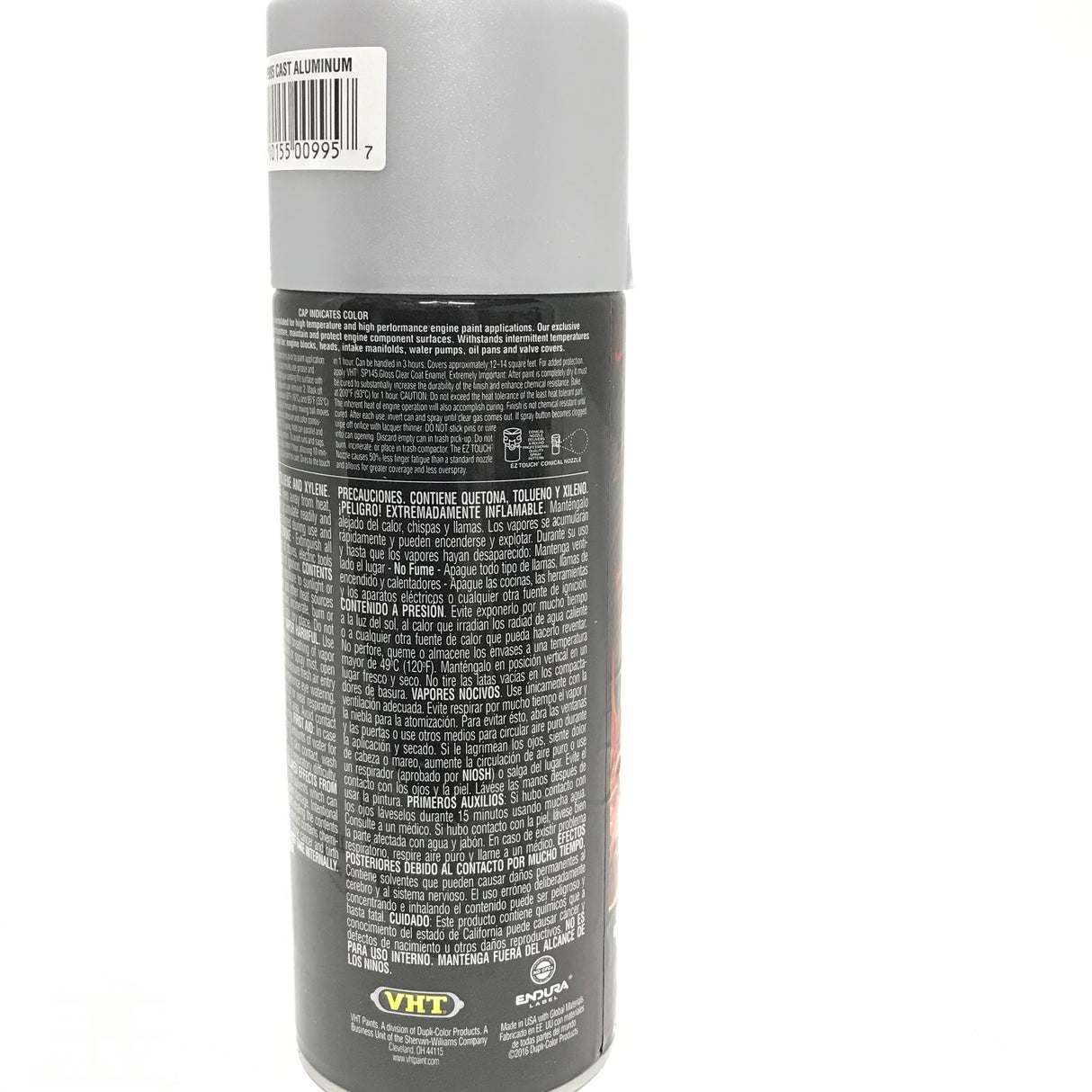 VHT SP995-2 PACK CAST ALUMINUM High Temperature Engine Enamel - 11oz Aerosol