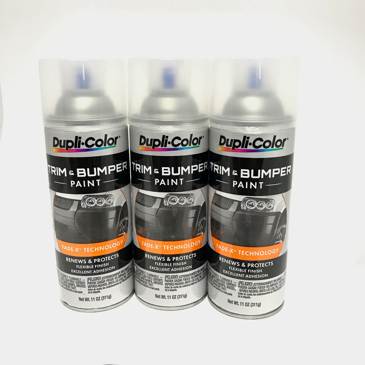 Duplicolor TB100 - 3 Pack Trim and Bumper Paint Clear Coat - 11 oz Aerosol Can