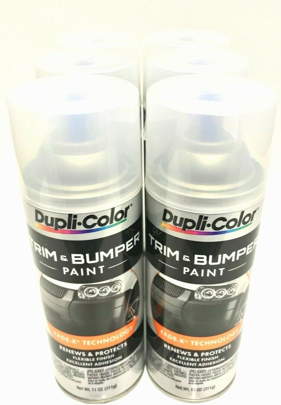 Duplicolor TB100 - 6 Pack Trim and Bumper Paint Clear Coat - 11 oz Aerosol Can