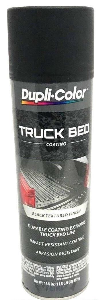 Duplicolor TR250 Black Truck Bed Coating Spray Paint - 16.5 oz