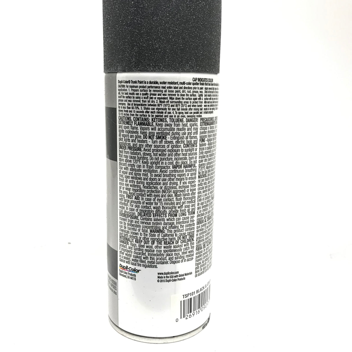 Duplicolor TSP101-2 PACK Black & Grey Trunk Paint -Water Resistant Durable -11oz