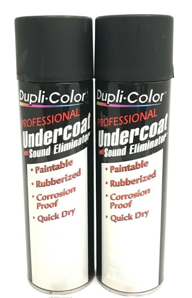 Duplicolor UC102-2 Pack Rubberized Undercoat and Sound Eliminator - 17 oz Aerosol can