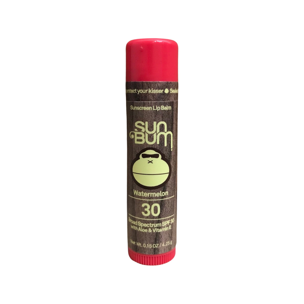 Sun Bum Watermelon Lip Balm - Broad Spectrum SPF 30 W/ Aloe & Vitamin E