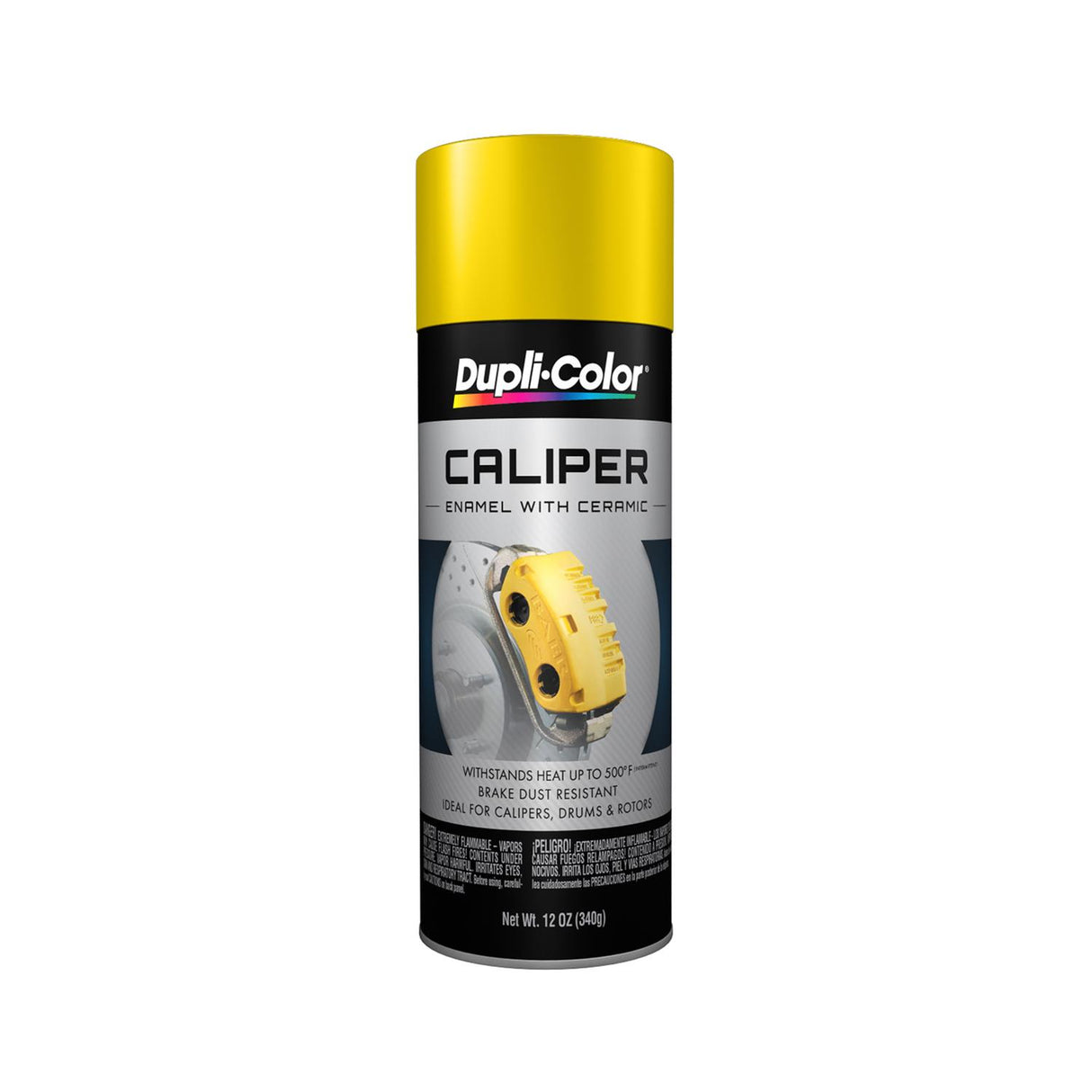 Duplicolor BCP101 Caliper Spray Paint Yellow with Ceramic - 12 oz