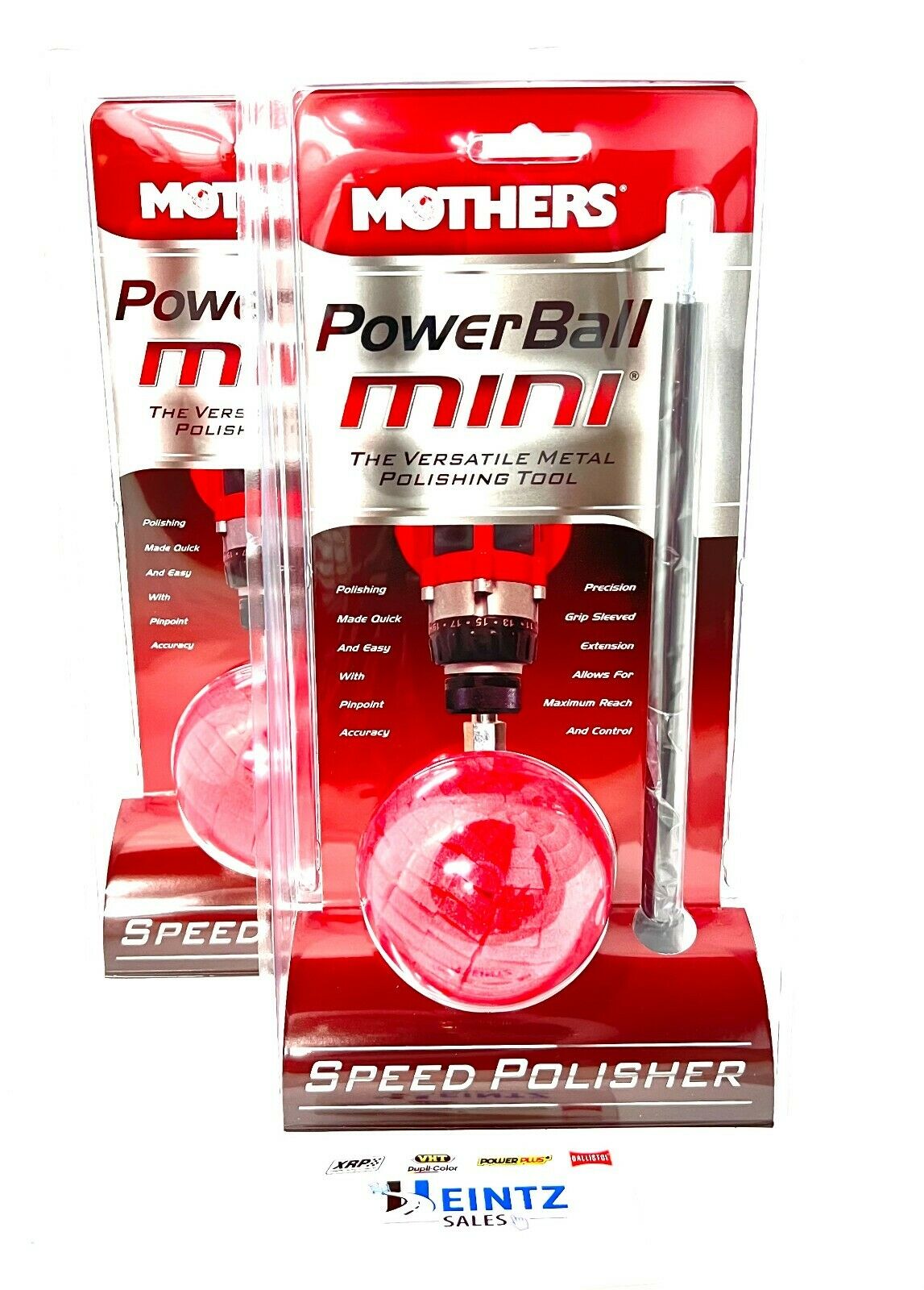 MOTHERS 05141 Powerball Mini 2 PACK - 10" Quick Swap Bit Extension - Polisher