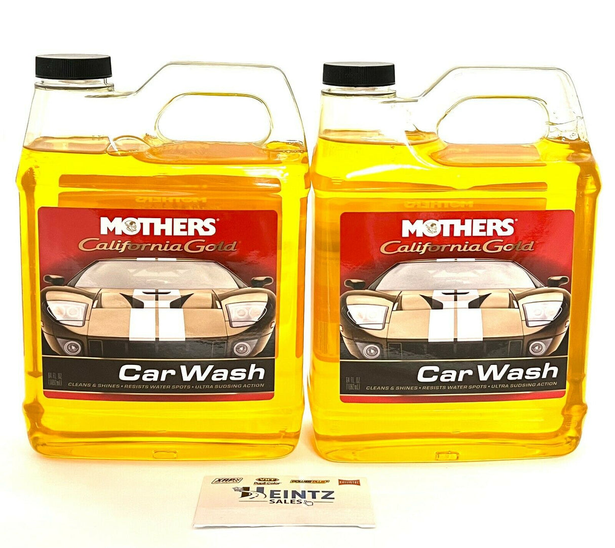 MOTHERS 05664 California Gold Car Wash 2 PACK -Resists water spots -pH balanced- 64 oz.