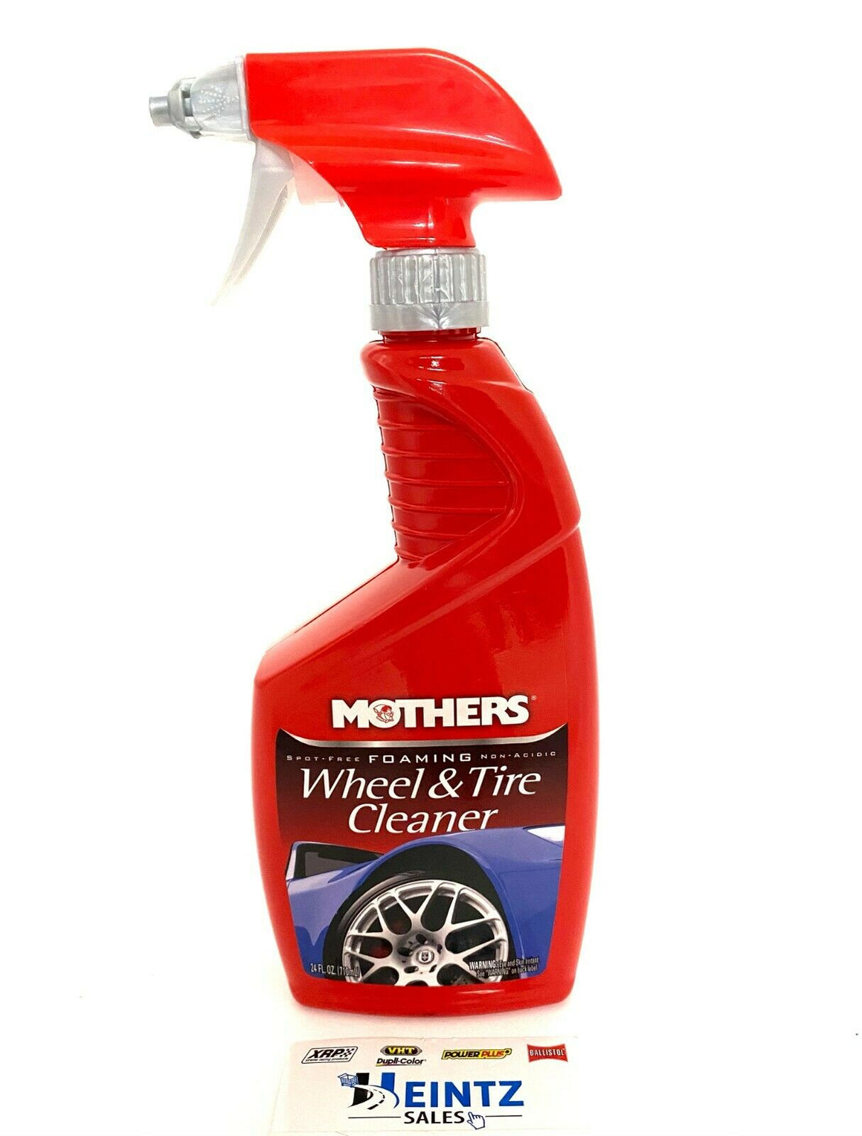 MOTHERS 05924 Foaming Wheel & Tire Cleaner - Non-Acidic - Spot Free - 24 oz.