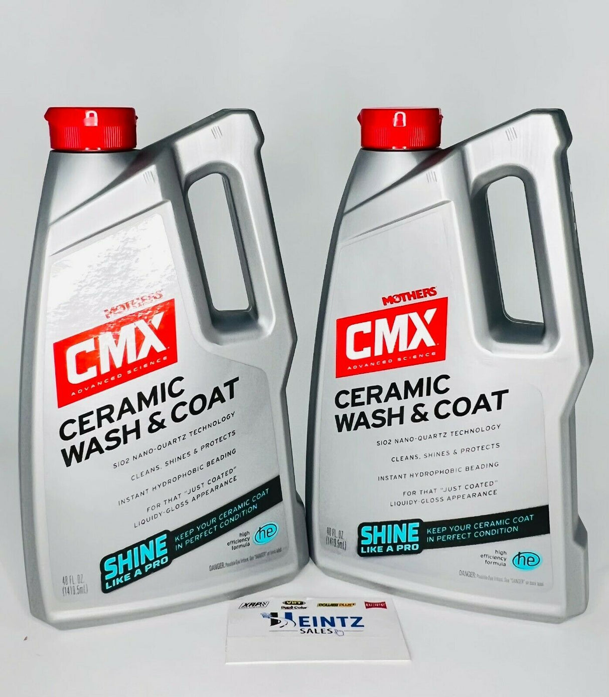MOTHERS 01548 CMX Ceramic Wash and Coat 2 PACK - Clean - Shines - Protects - 48 oz.