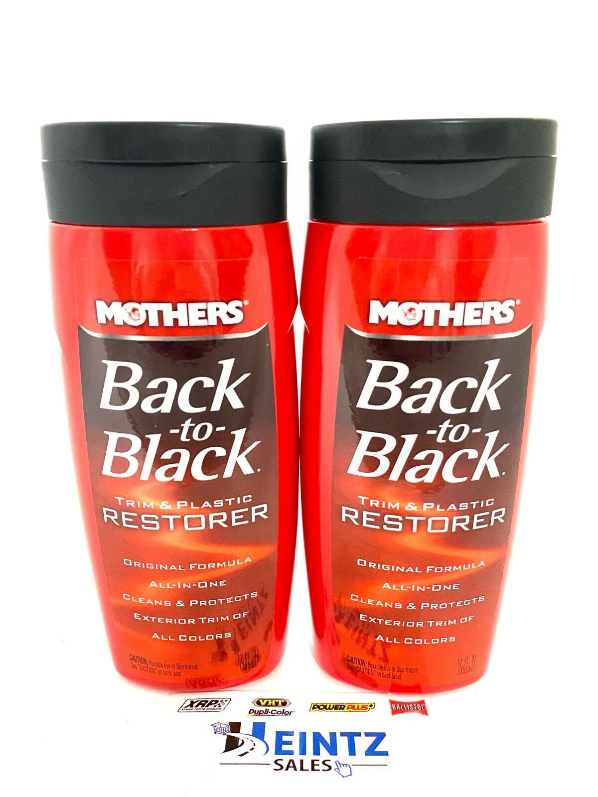 Mothers 06112 Back-to-Black Trim & Plastic Restorer, 12 fl. oz. by